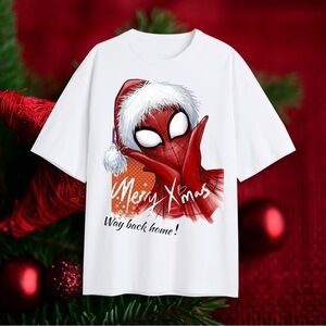 Spider-Man Christmas themed T-shirt